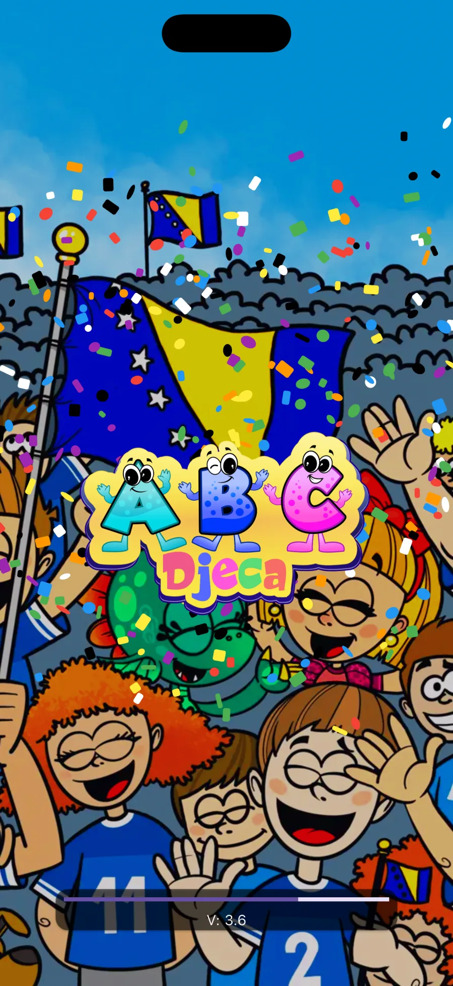 Prikaz aplikacije ABC Djeca