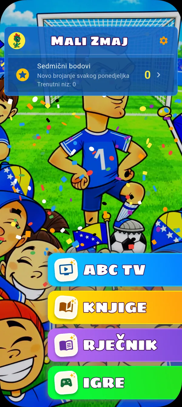 Prikaz aplikacije ABC Djeca