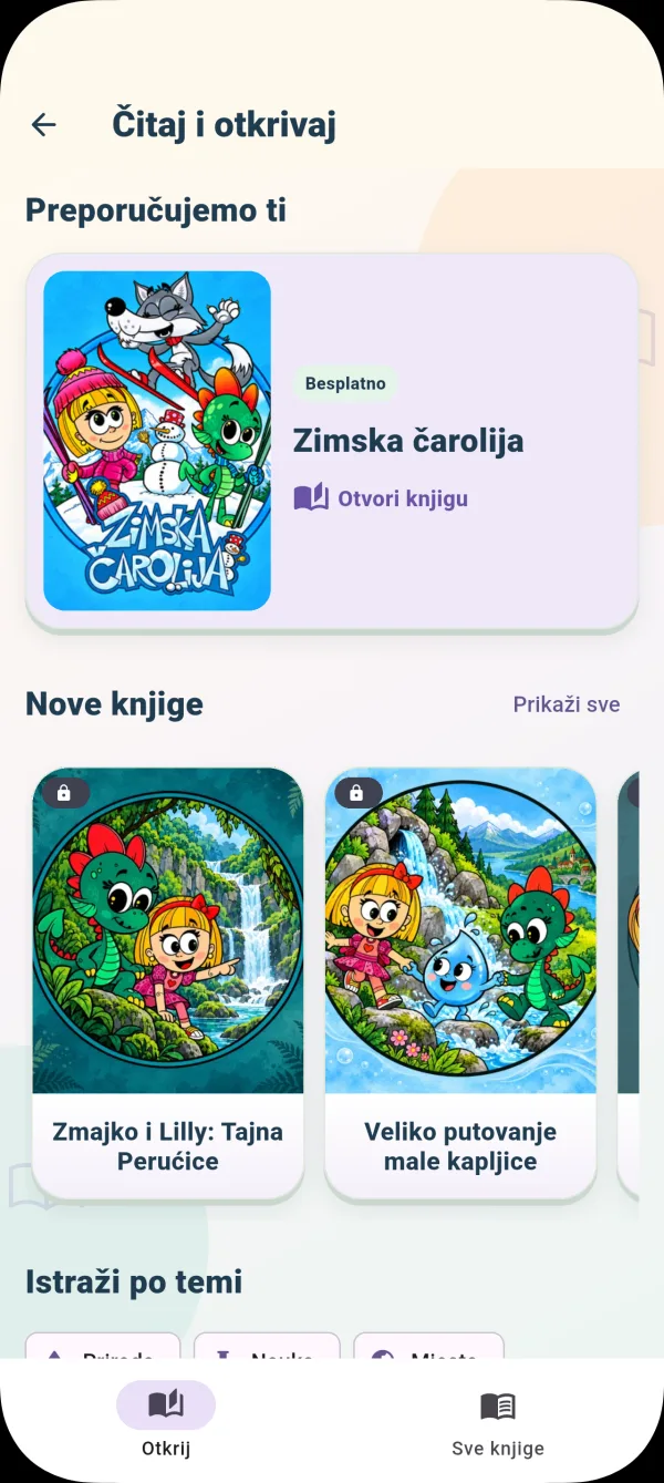 Prikaz aplikacije ABC Djeca
